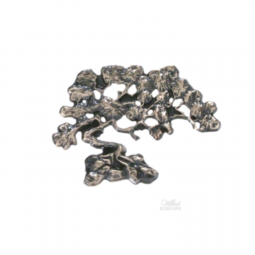 Asian Bonsai Tree - Urn Emblem - Bronze