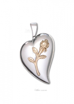 Cameo Rose Cremation Pendant