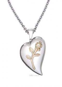 Cameo Rose Cremation Pendant
