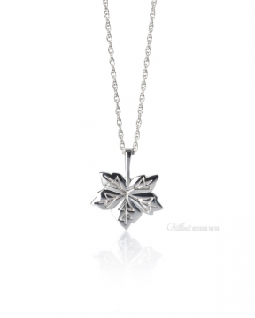 Forever Remembered Leaf Cremation Necklace