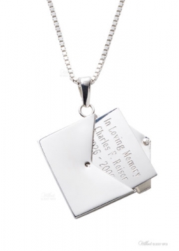 Message Envelope Cremation Pendant and Insert