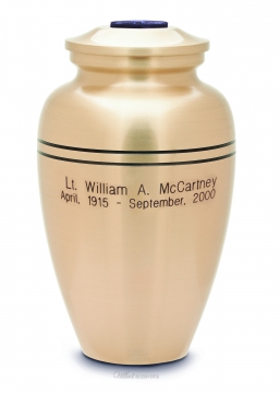 Military Remembrance Cremation Urn