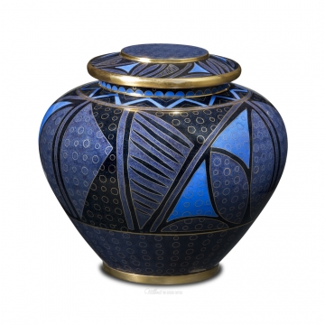 Lapis Anasazi™ Cloisonné Urn