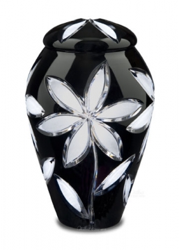 Crystal Lily Cremation Urn