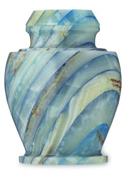 Carpel Onyx Blue Urn