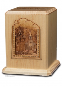 Sculpted Chapel Cremation Urn