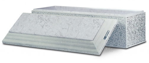 White Venetian Casket Vault