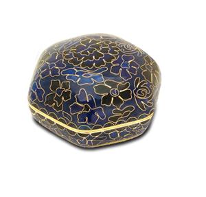 Blue Cloisonné Memory Holder Cremation Memento