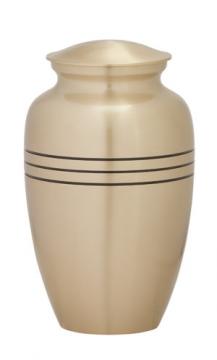 Classic Bronze Metal Cremation Urn