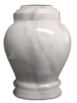 Embrace White Urn 5.5"