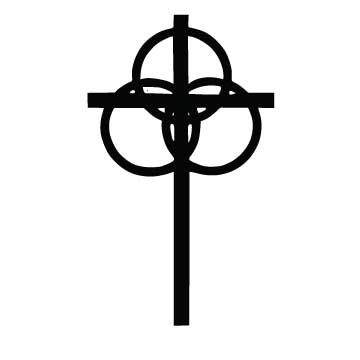 Cross with 3 Rings