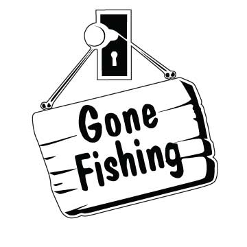 Gone Fishing Sign