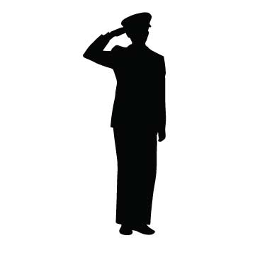 Soldier Saluting