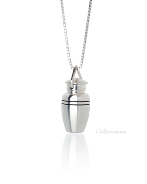 Remembrance Sterling Silver Cremation Pendant