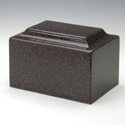 Vintage Red Cultured Marble Cremation Urn Vintage Red Cultured Marble Cremation Urn