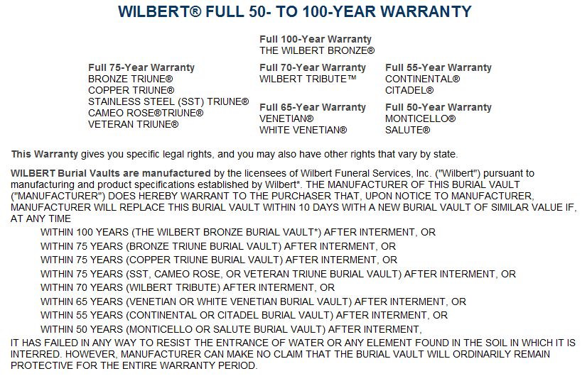 Warranty Terms